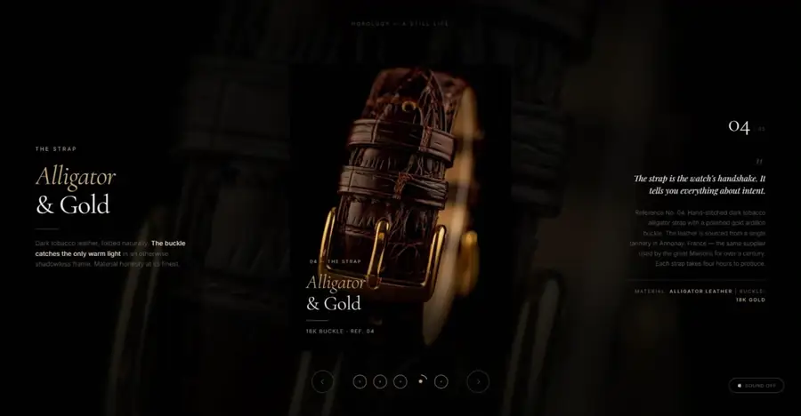 Noir Folio carousel preview