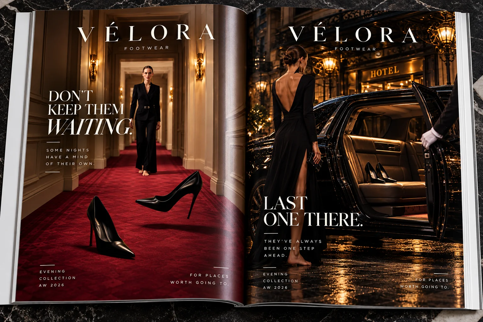 Vélora magazine spread